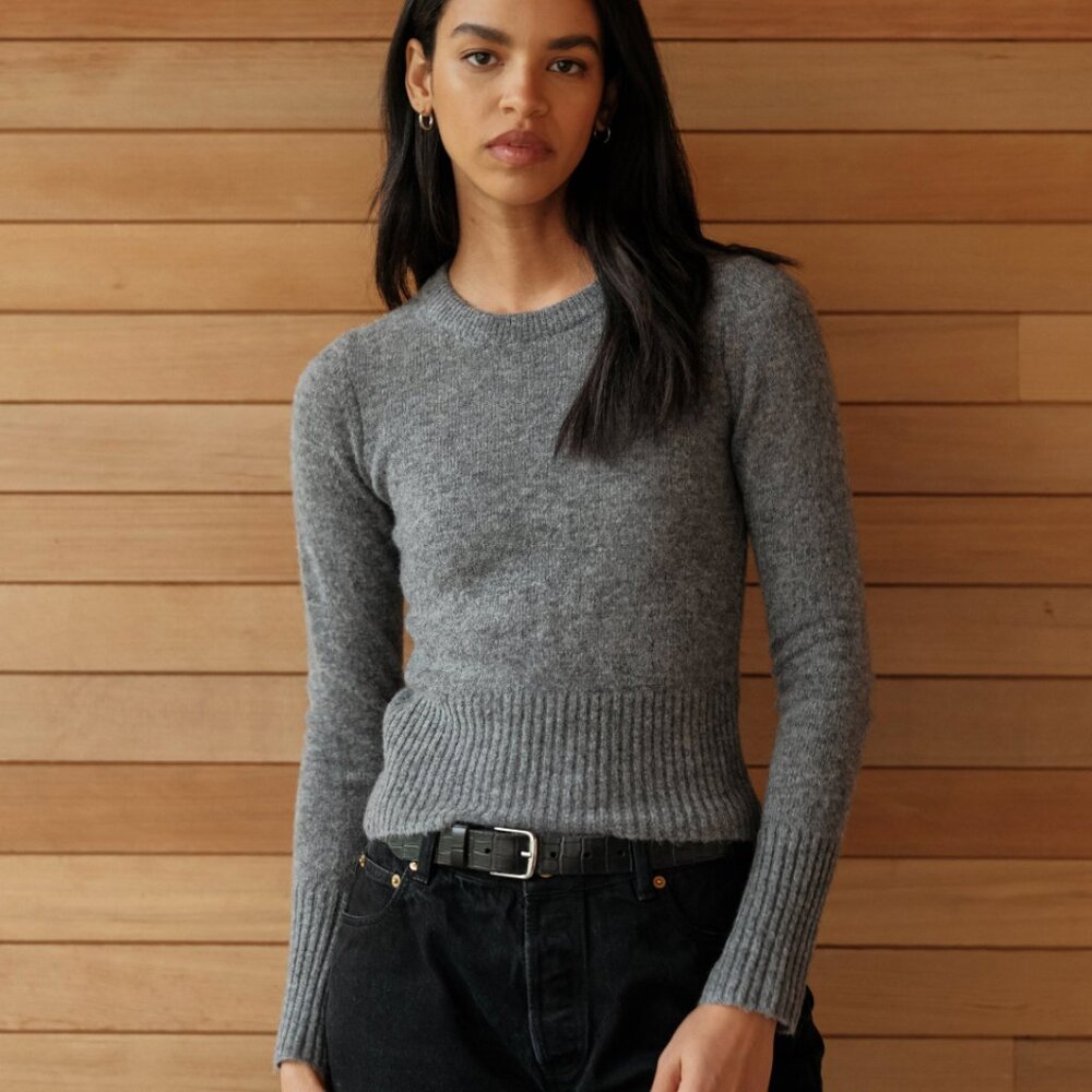 Jenni Kayne Merino Finley Crewneck (Thunder)